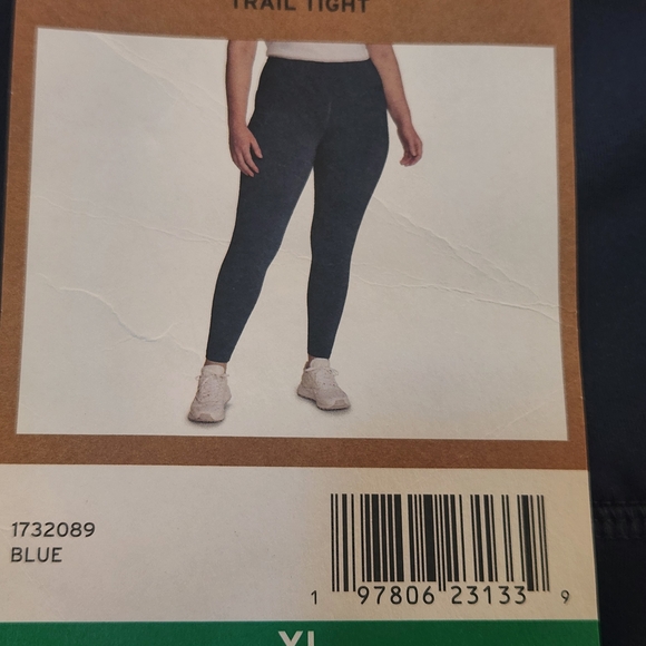 Eddie Bauer Deep Navy Logo Performance Leggings - Picture 6 of 6